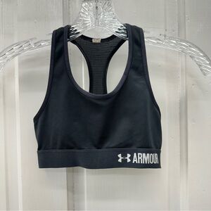 Under Armour UA black athletic sports bra women's XS.